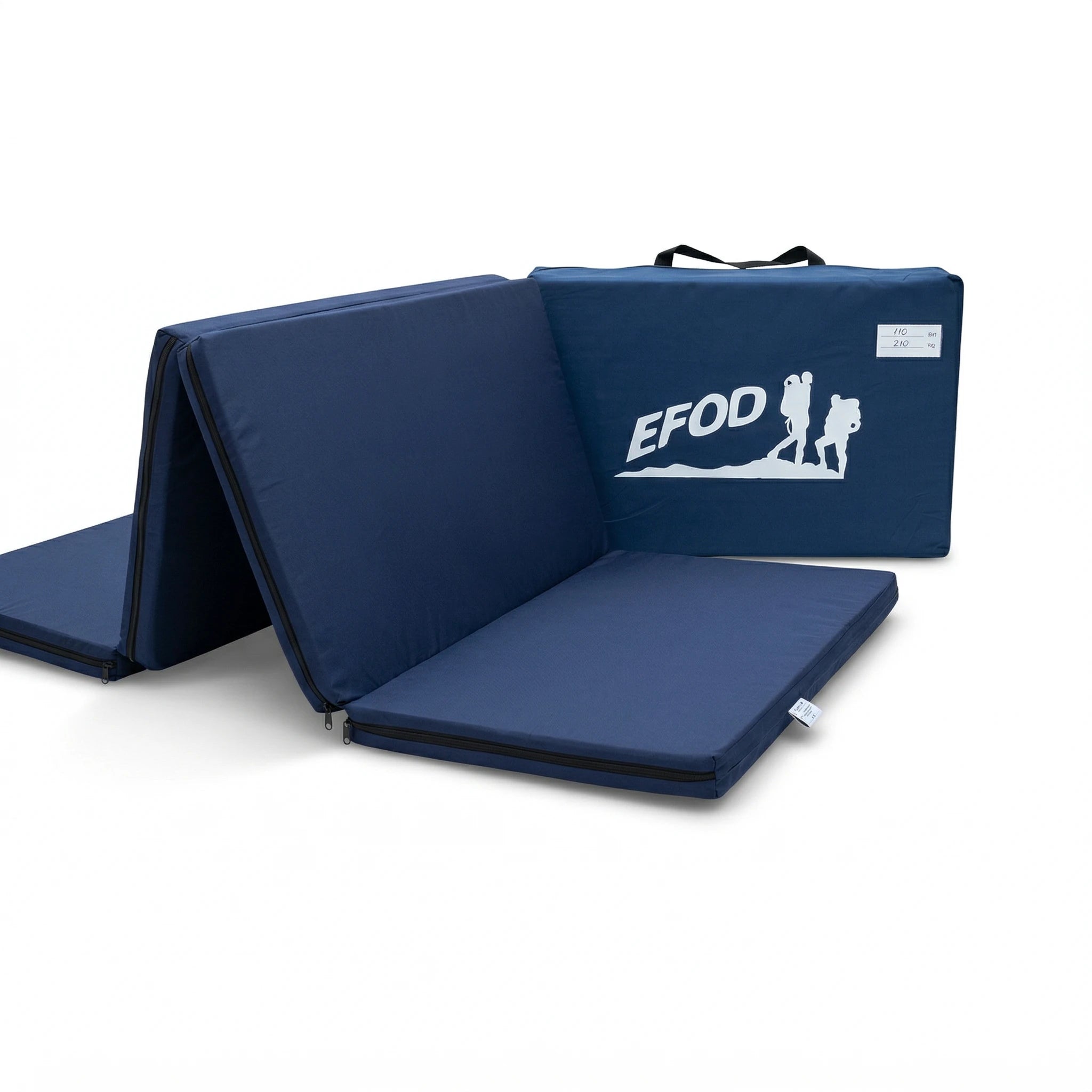 מזרון קמפינג מתקפל EFOD, ספוג דחוס 5 ס"מ, 70x180 ס"מ