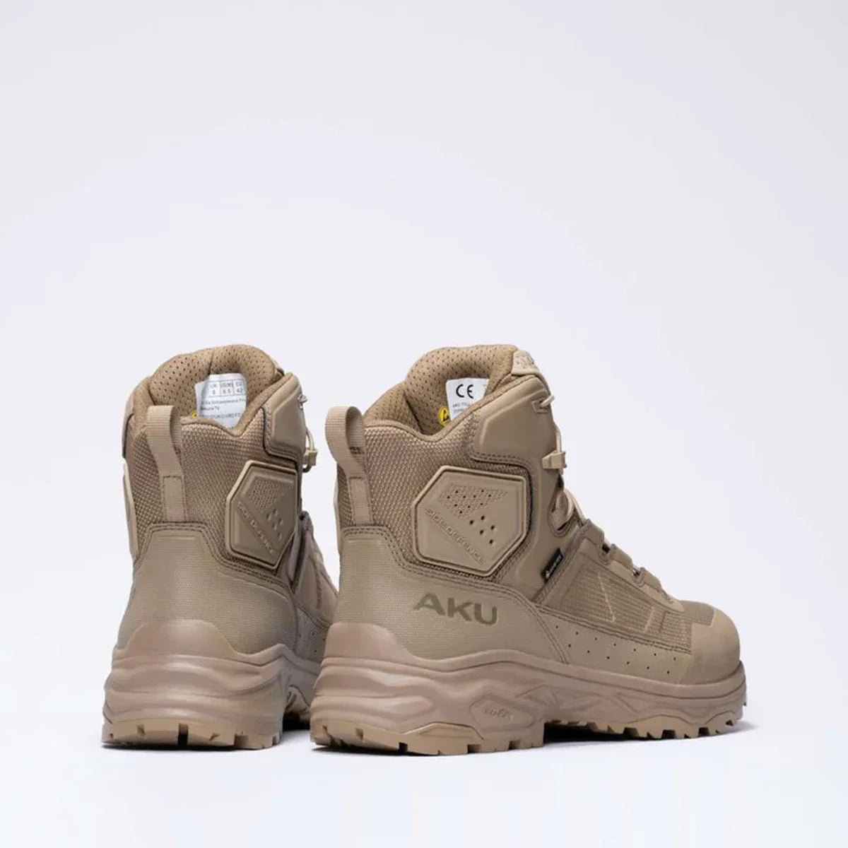 נעלי שטח ועבודה AKU Sentinel Mid GTX עם הגנת גומי היקפית מבט מאחור