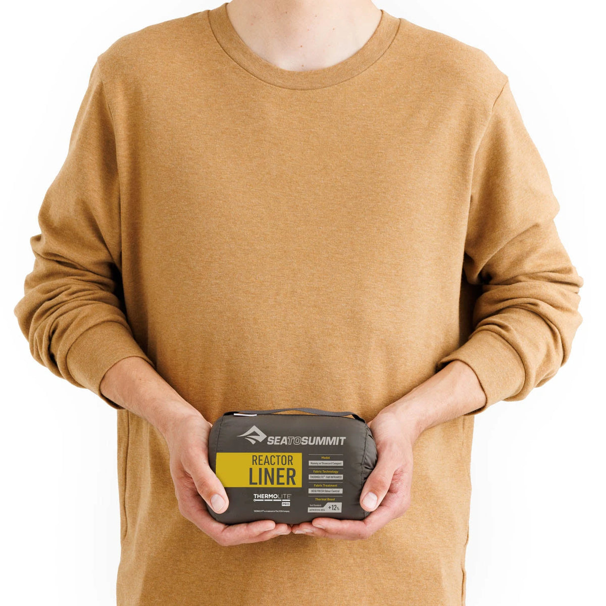 ליינר תרמולייט שחור Sea To Summit: תוספת חום לשק שינה, Thermolite Pro, קל משקל