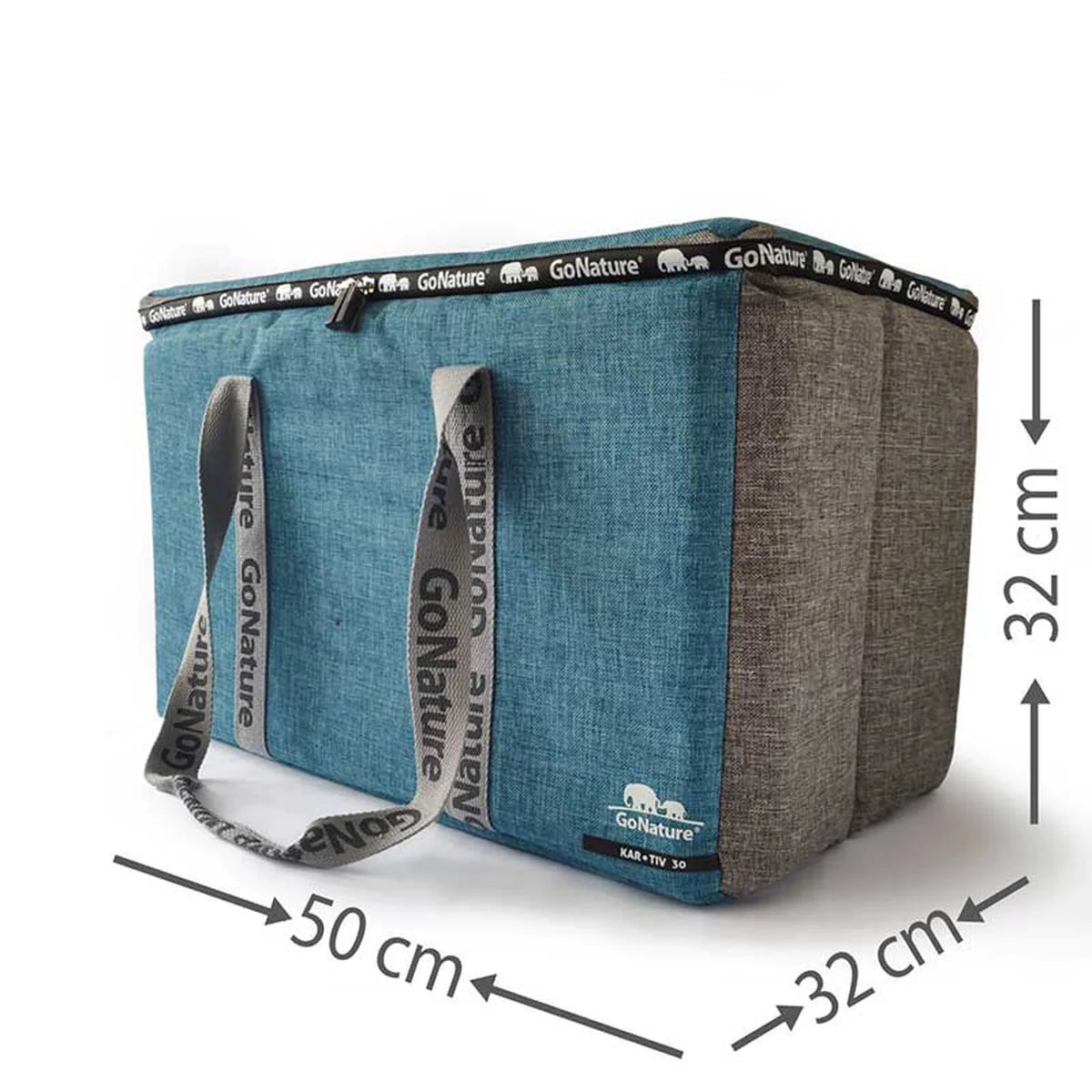 גלריה: צידנית Kartiv 30L מתקפלת לאחסון קל, מידות 40x30x31 ס"מ