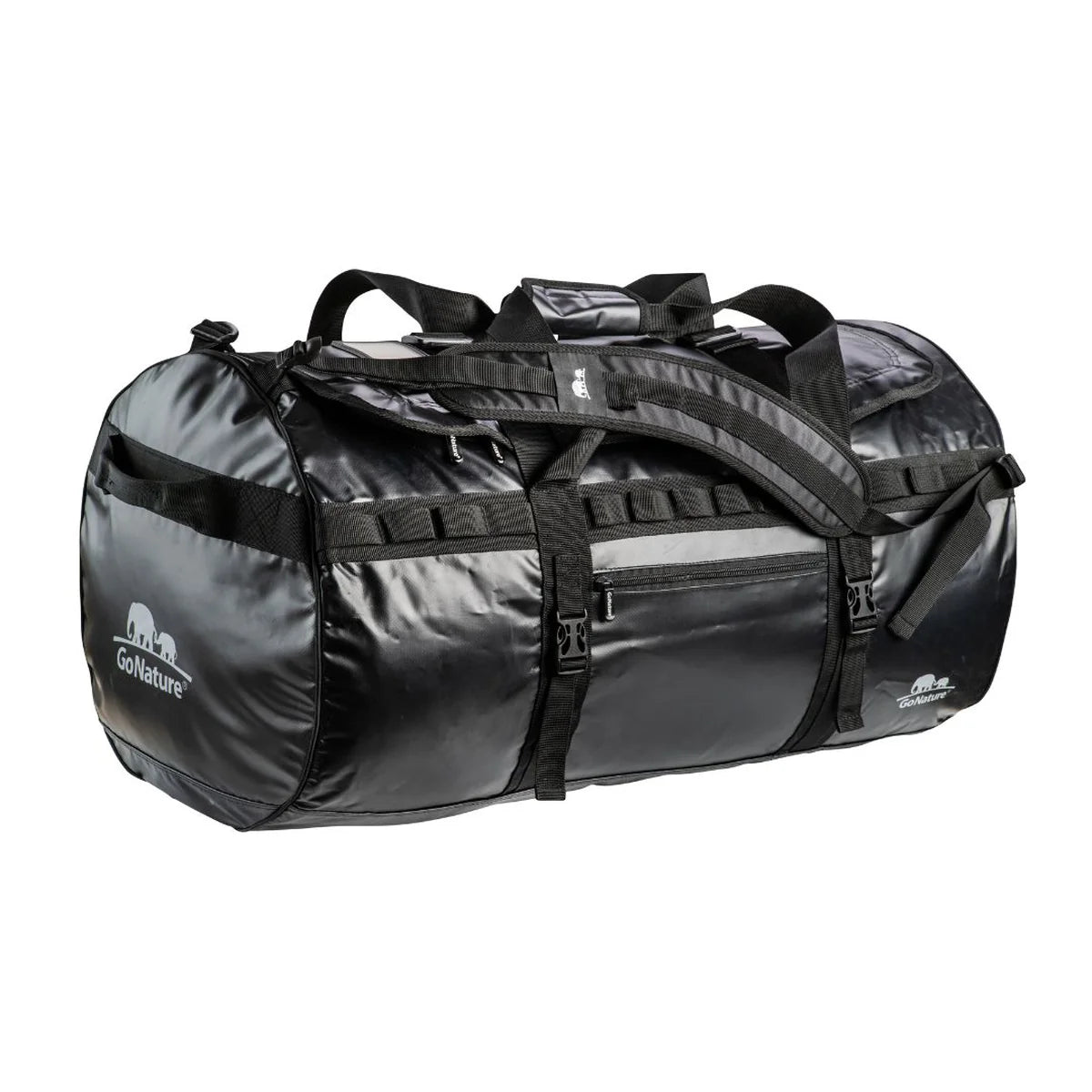 צימידן Go Nature Duffel Bag 60L שחור, תיק נסיעות חזק ועמיד במיוחד.