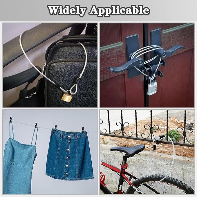 כבל נעילה למוצ'ילה 'דרך ארץ', קל משקל (31 גרם), אורך 1.5 מטר.