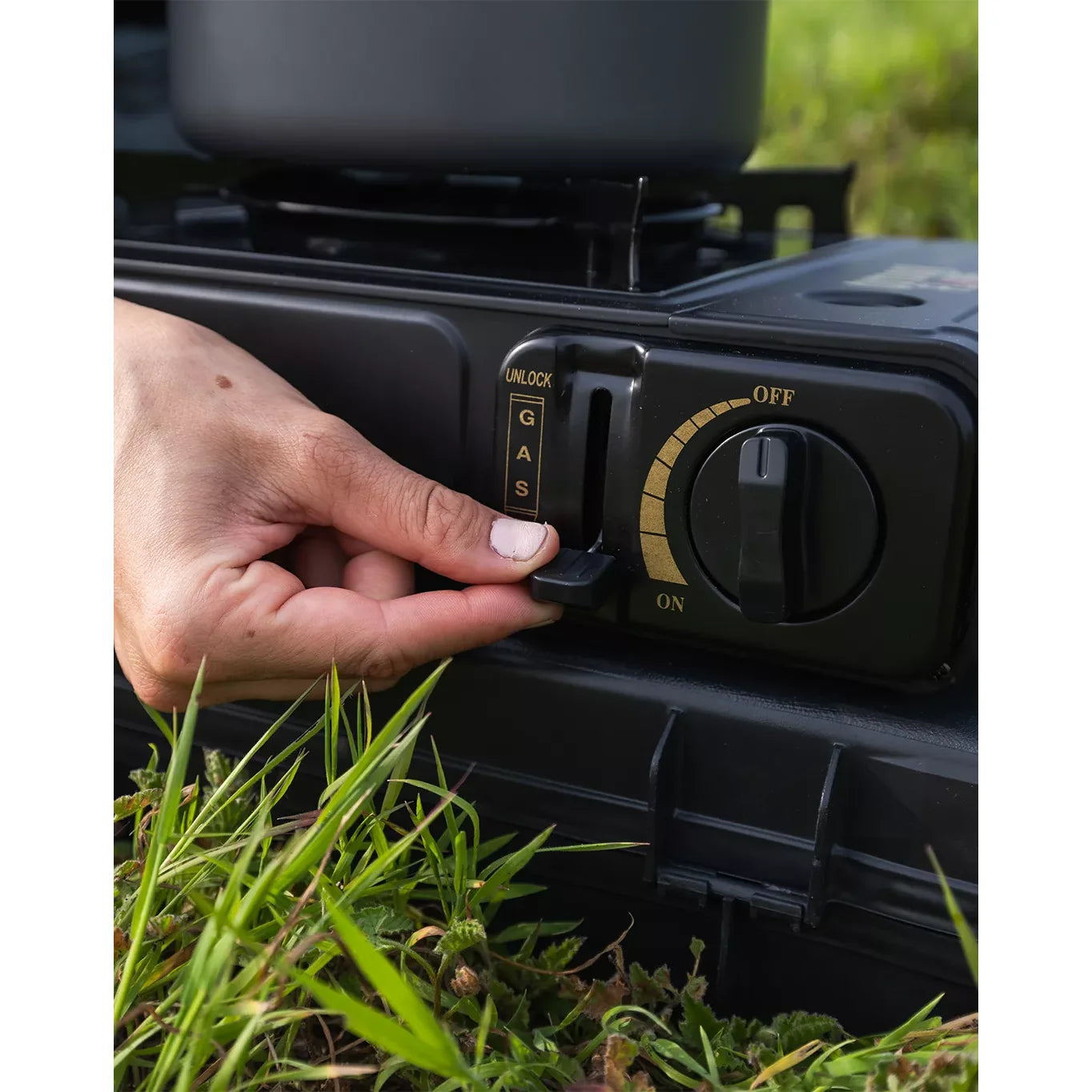 כירת פלא גז KOVEA עם בסיס רחב לסירים עד 5 ליטר