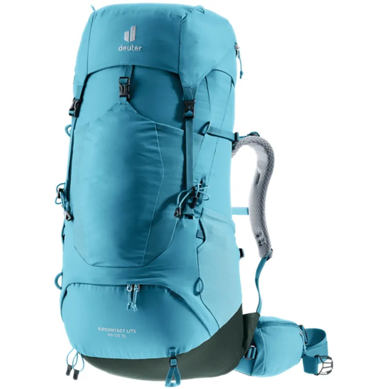 תרמיל טרקים Deuter Aircontact Lite 45+10 SL נשים, צבע לגונה/קיסוס
