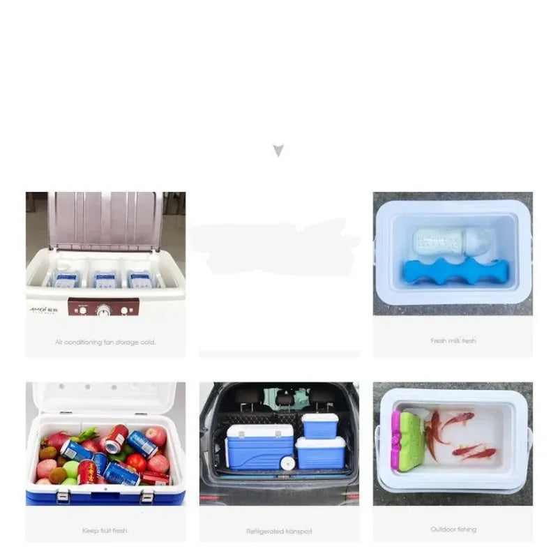 קרחום גדול קפוא בצידנית של דרך ארץ, פתרון מצוין לשמירת טמפרטורה קרה