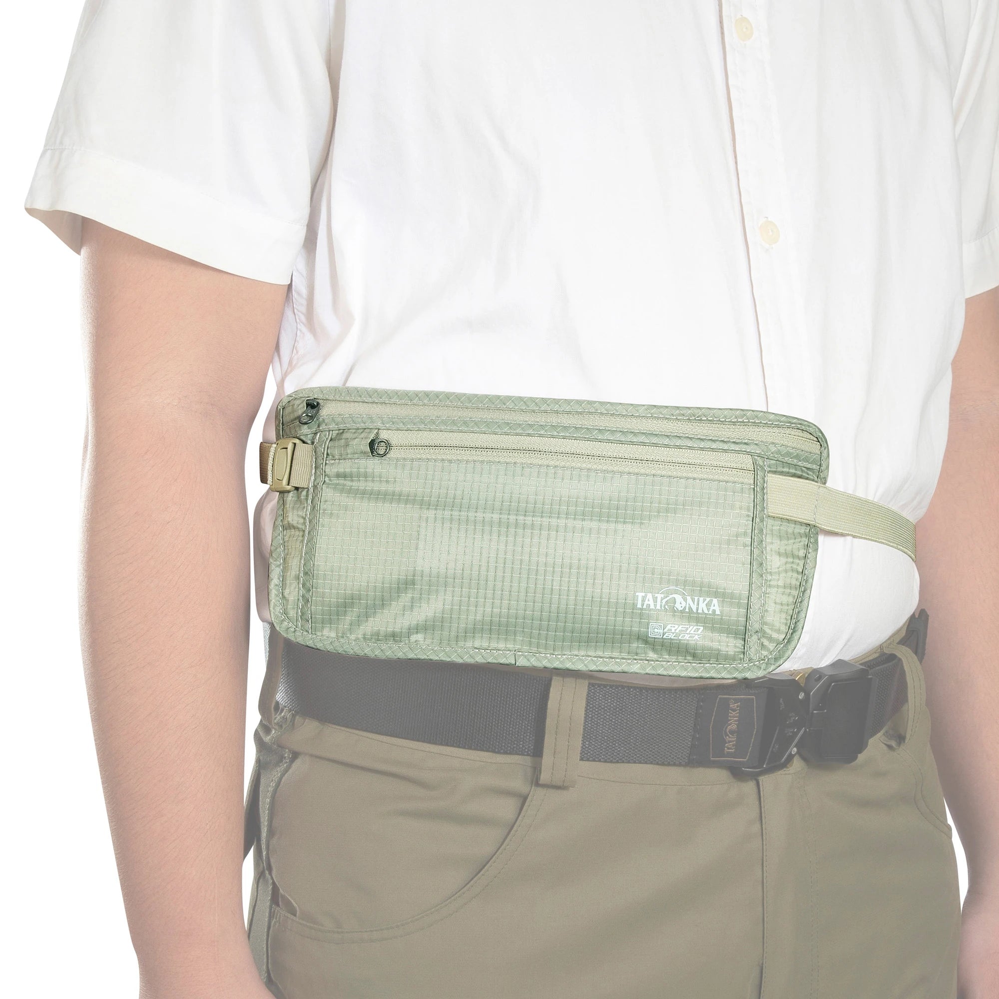 חגורת כסף Tatonka עשויה מבד T-Square Rip Light Eco עמיד במיוחד