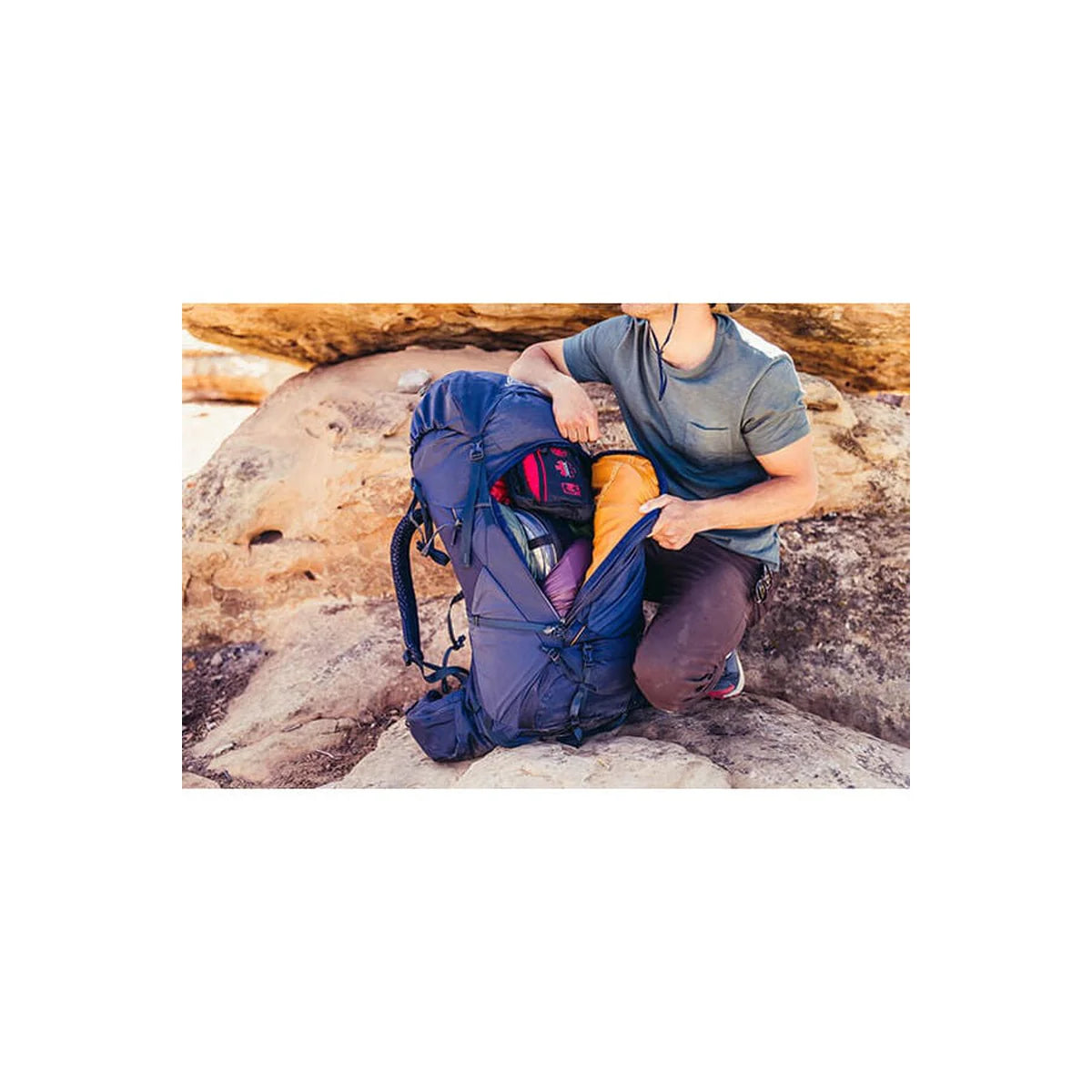 תרמיל גברים Baltoro 75 - כיס עליון צף עם רוכסנים