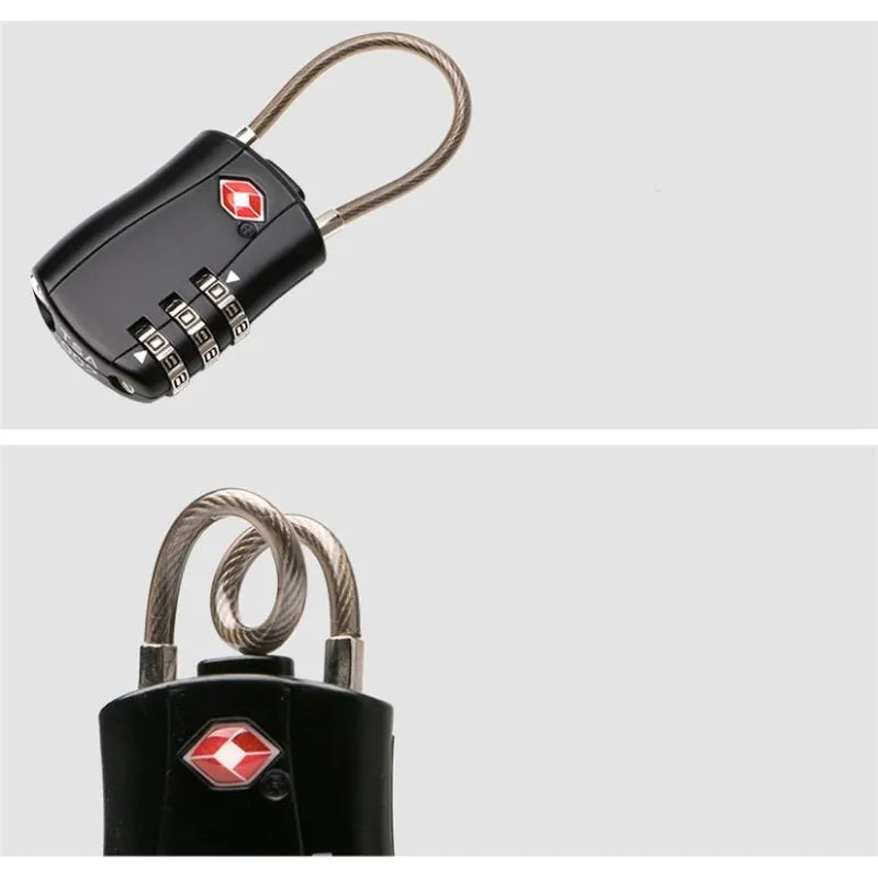 מנעול חוט גמיש לאבטחת ציוד טיולים ונסיעות - דרך ארץ