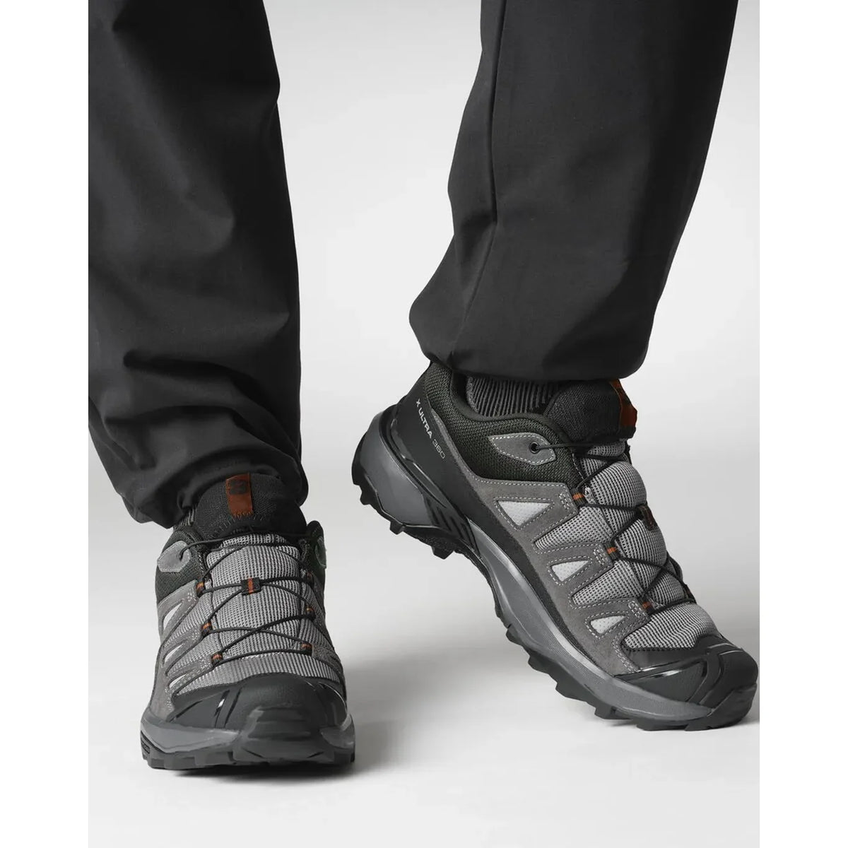 נעלי טיולים סלומון X Ultra 360 Edge LTR Low לגברים - גפת עור, סוליית Contagrip