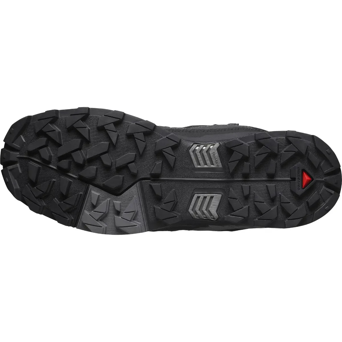 נעלי Salomon X Ultra 5 Mid Wide GTX בתנאי שטח לחים וסלעיים