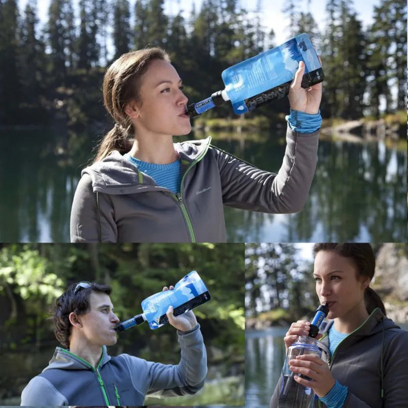 Sawyer Mini: חיבור ישיר לבקבוק מים לסינון מהיר בשטח