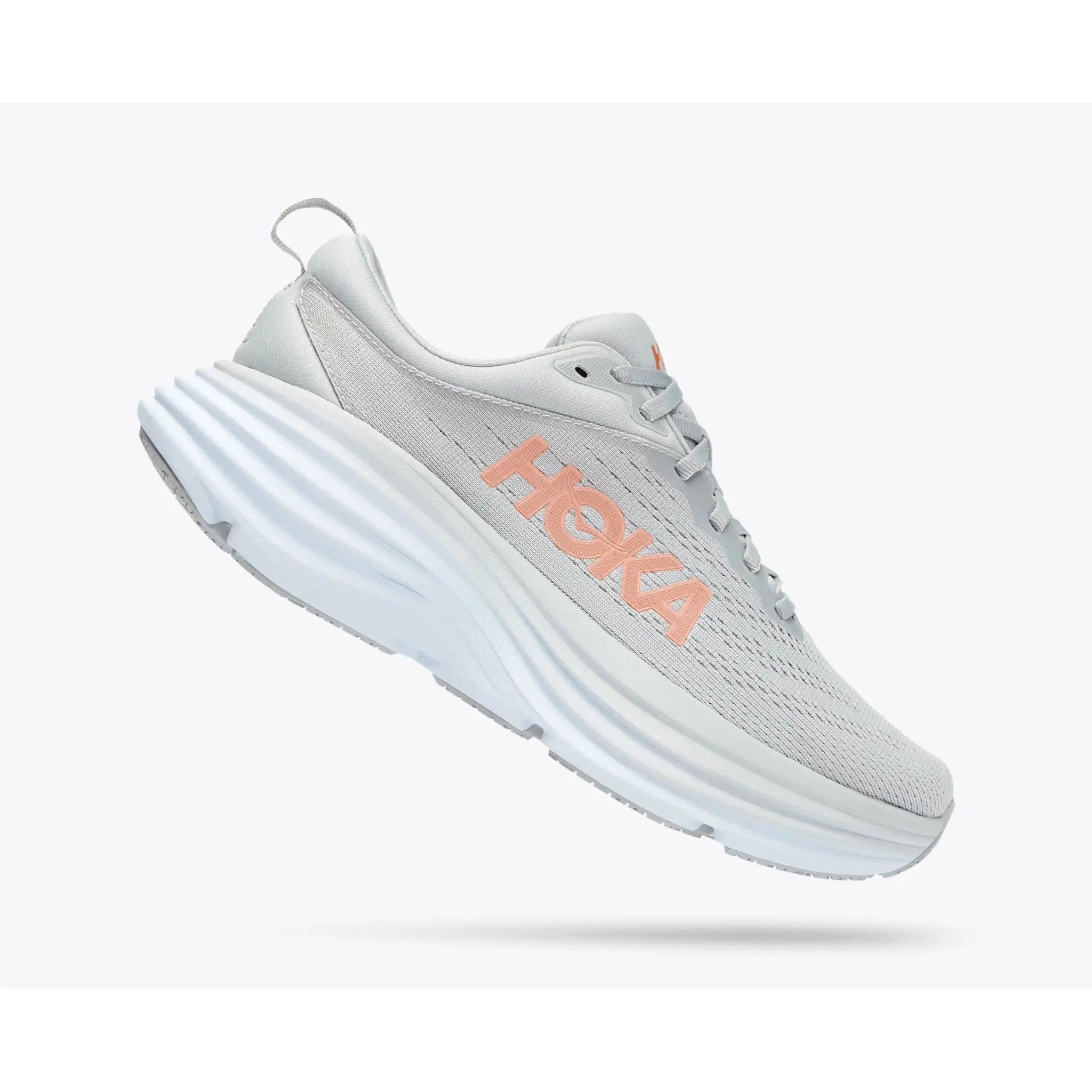 Hoka Bondi 8 WIDE: סוליה עבה לשיכוך זעזועים