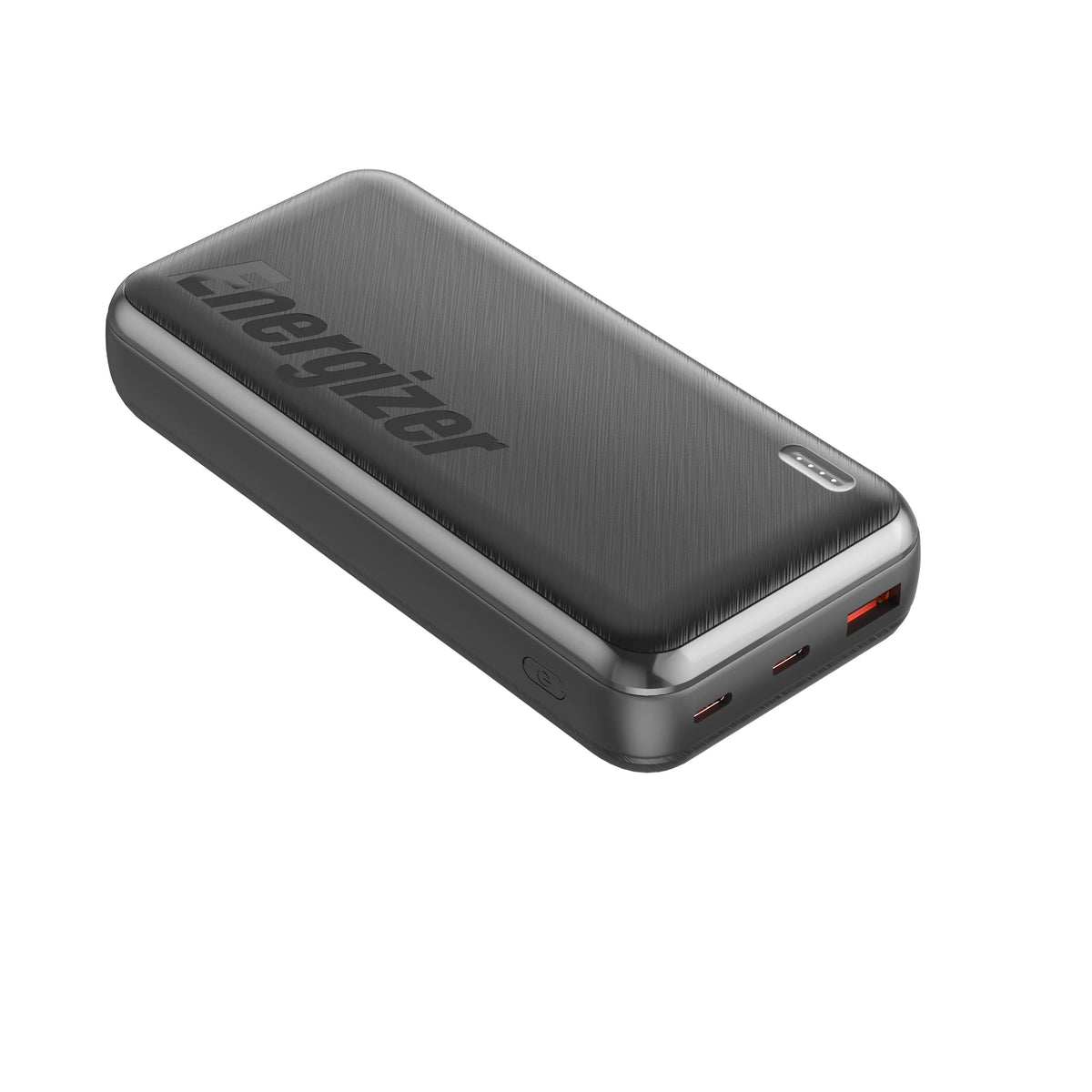 מטען נייד Energizer 20000mAh UE20055PQ, טעינה מהירה 22.5W, שלושה חיבורים.