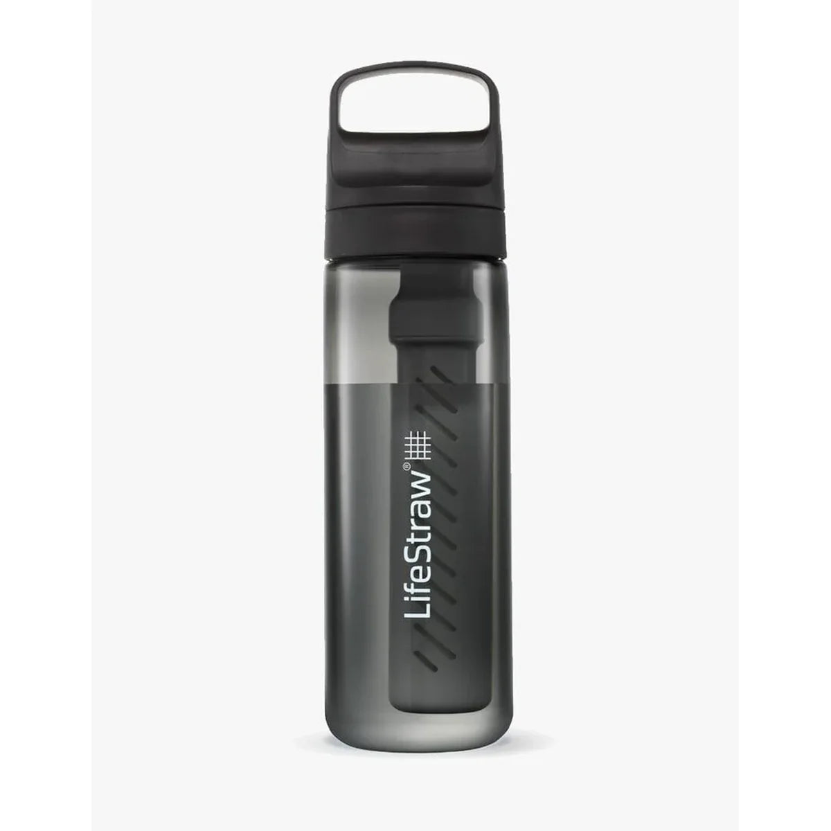 Lifestraw GO 650ml בקבוק מסנן מים פקק ידית, שחור