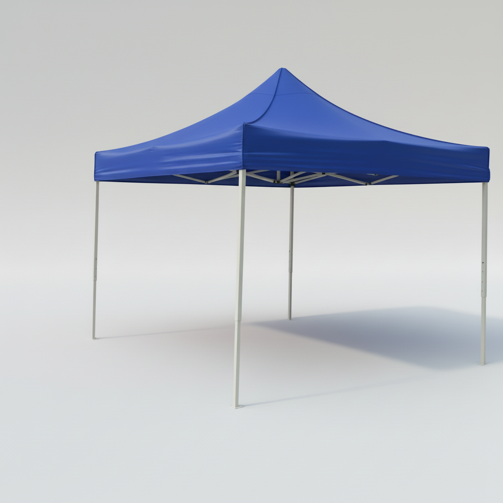 גזיבו מתקפל מחוזק 3x3 מטר, בד אוקספורד 800D, צינורות פלדה 4 ס"מ, דרך ארץ.