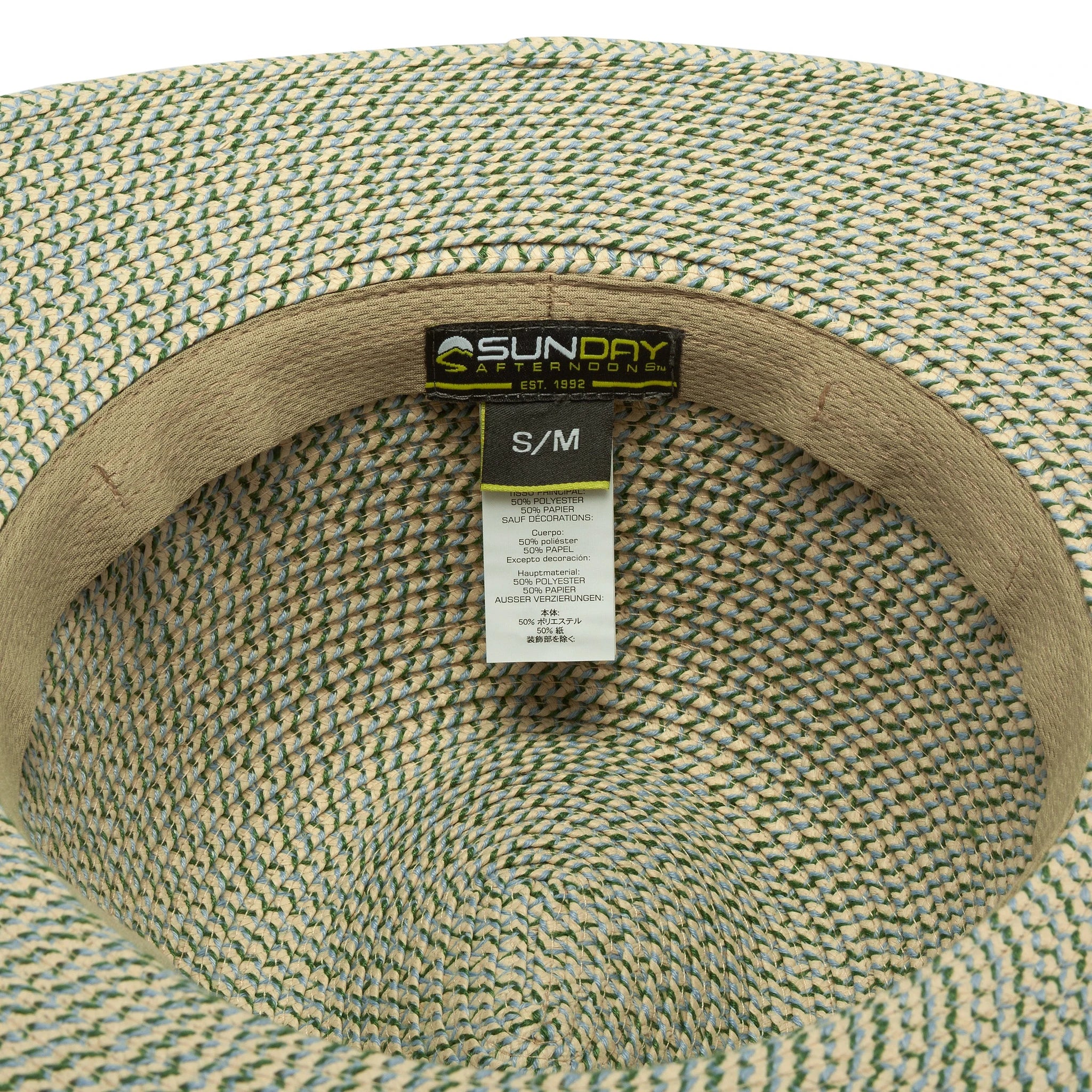 כובע קש ממוחזר ידידותי לסביבה