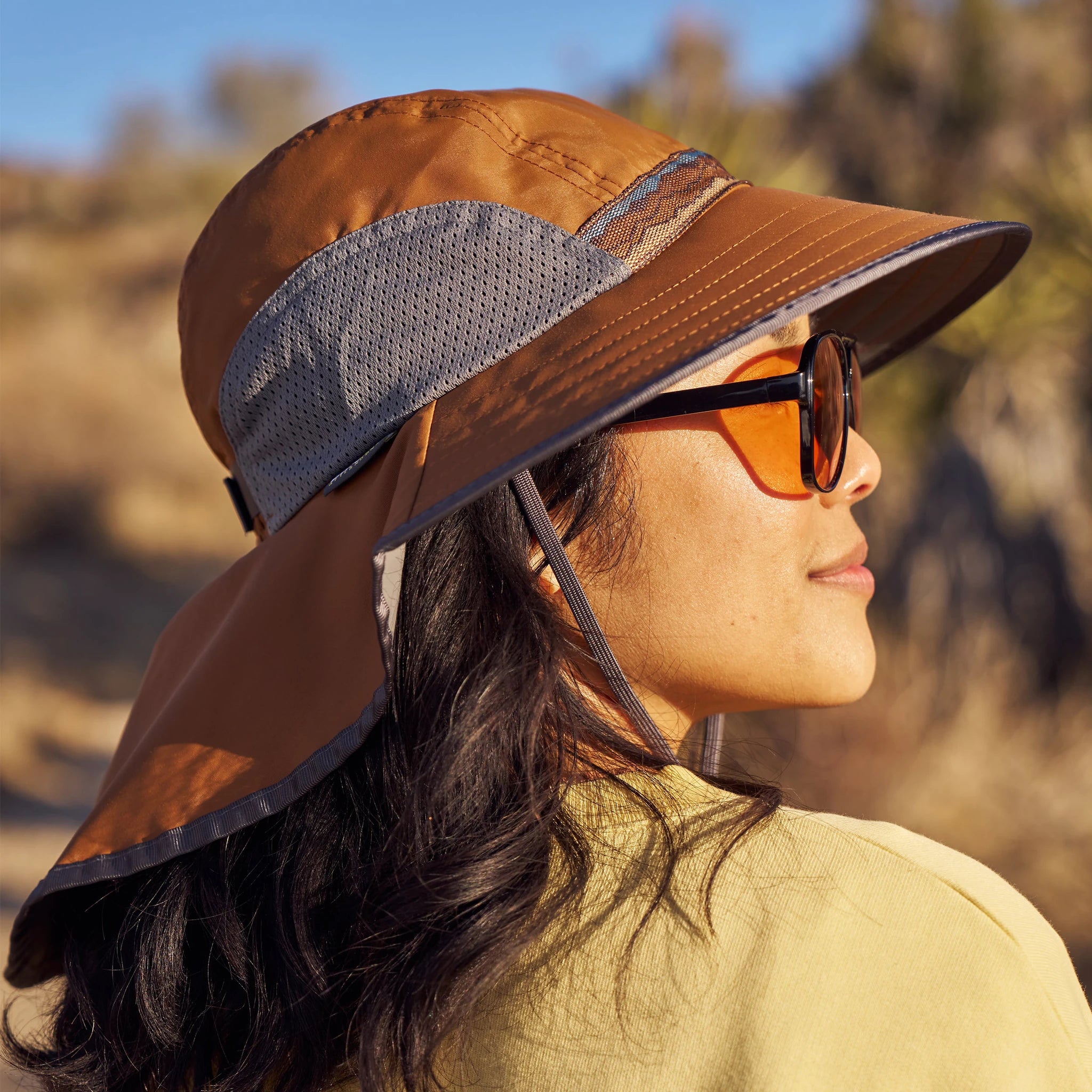 כובע טיולים קל משקל Adventure עם בד UPF 50+