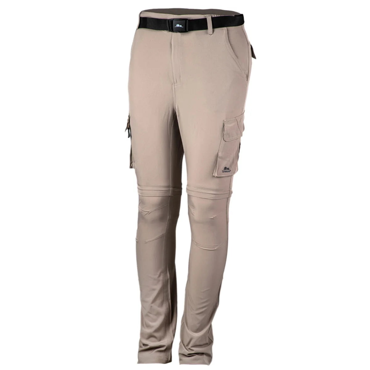 מכנסי טיולים מתפרקים Kalahari לגבר, Go Nature, צבע חאקי