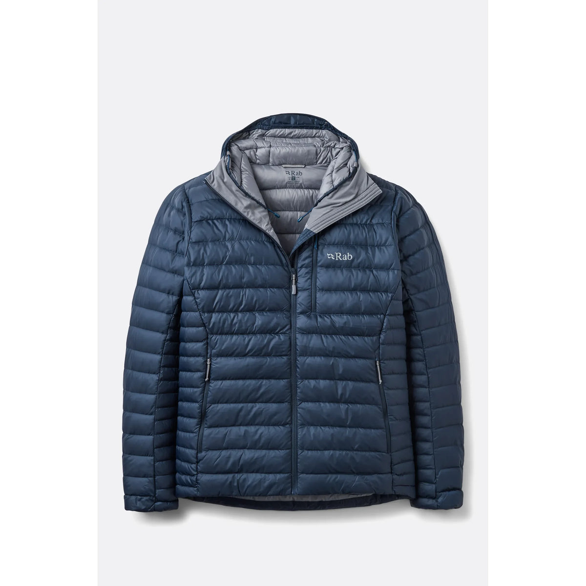 מעיל פוך לגברים Rab Microlight Alpine Hoody בצבע כחול
