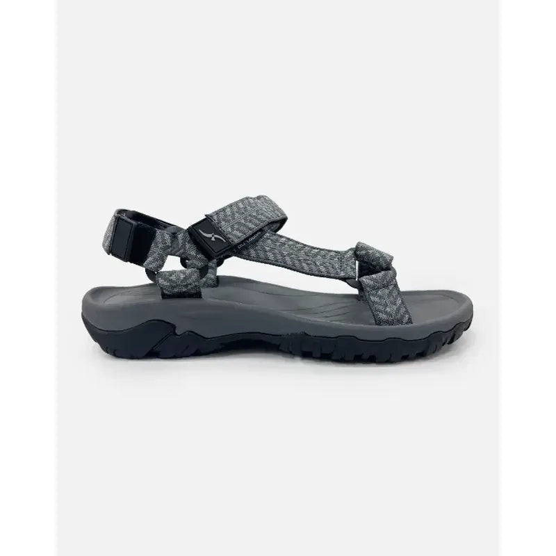 סנדלי טיולים לגברים Pine של Outdoor Revolution עם רצועות פוליאסטר וסוליית גומי שחורה