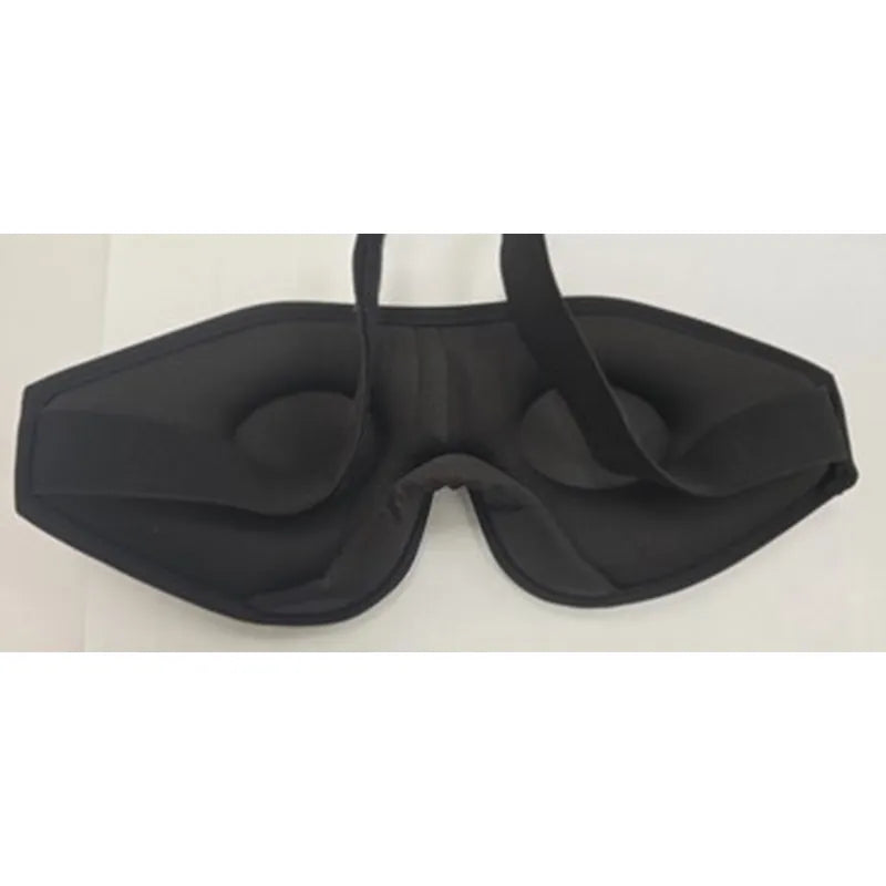 כיסוי עיניים 3D Deluxe שחור Infinity - אביזר שינה נוח במיוחד לטיסה