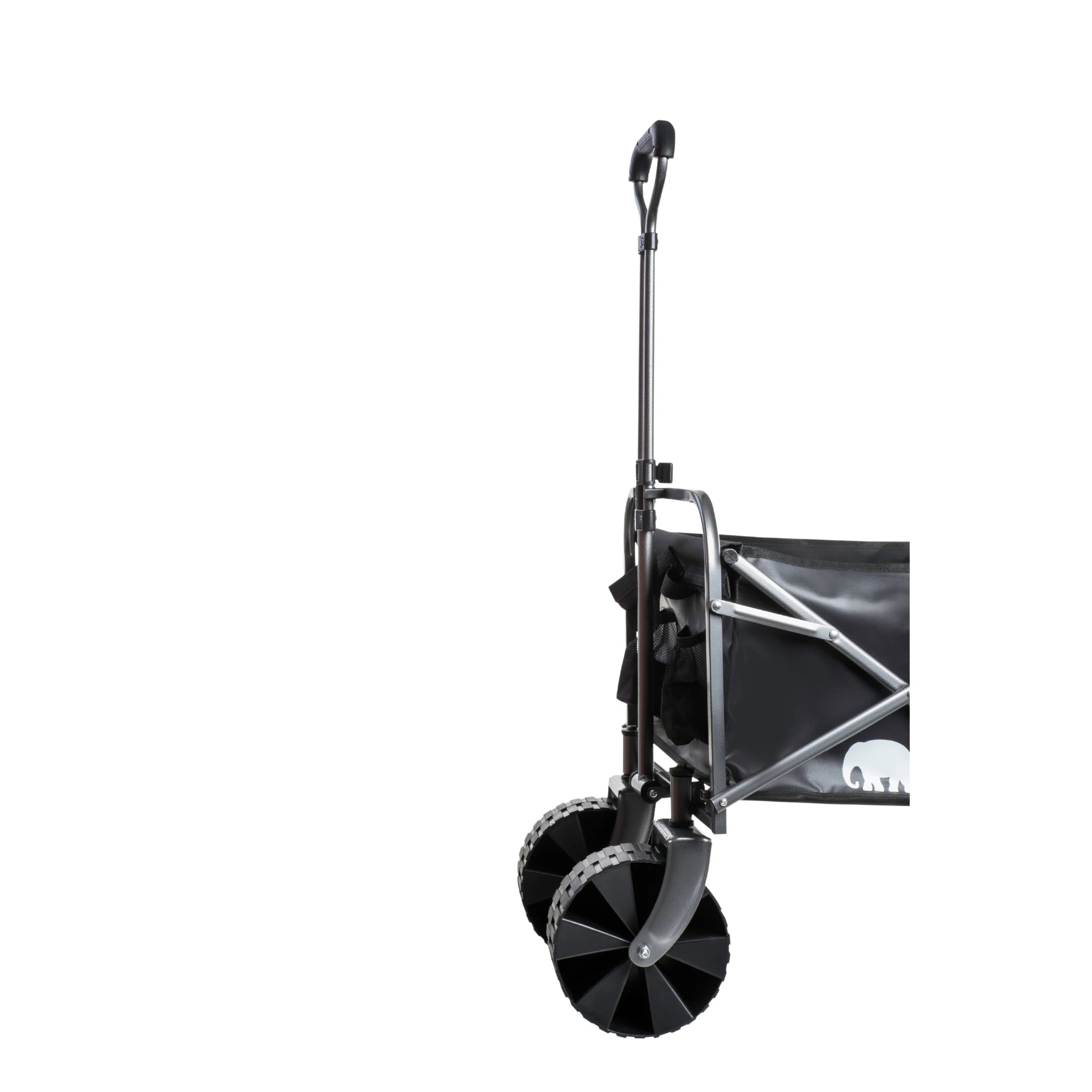 מבט מלמעלה על עגלת שטח Wide Glide, מציגה את פנים העגלה