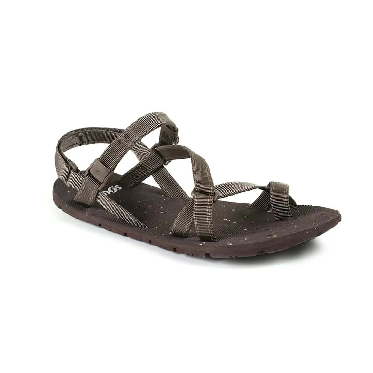 סנדלי ברפוט שורש Solo X בצבע חום אדמה.