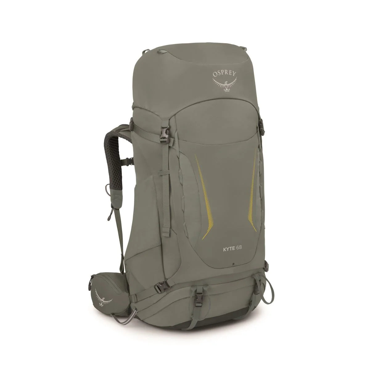 Osprey Kyte 68 תרמיל מוצ'ילה נשים אוספרי, אפרפר, xss