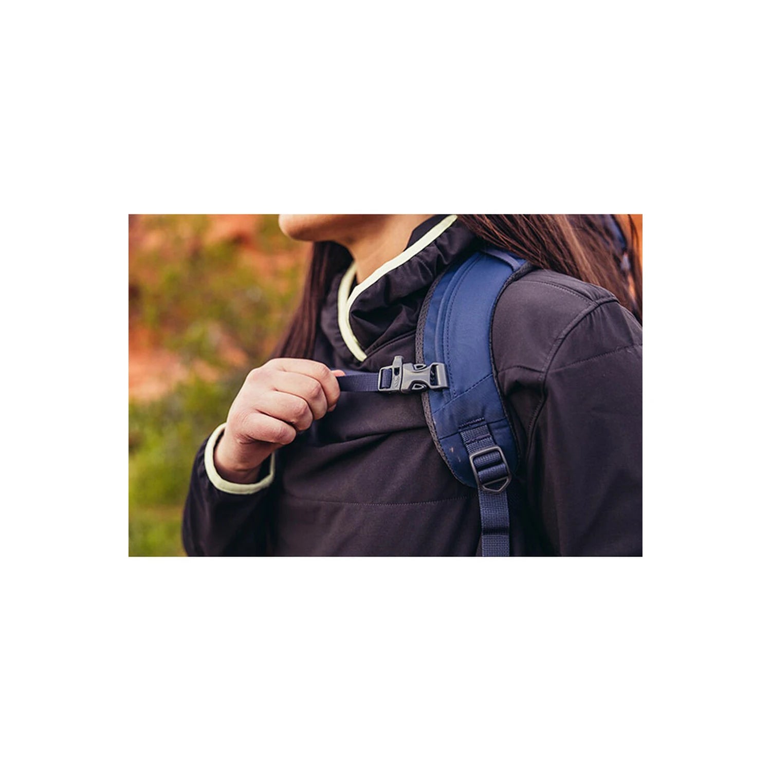 כיס רשת קדמי גמיש ב-Gregory Amber 44 לאחסון מהיר