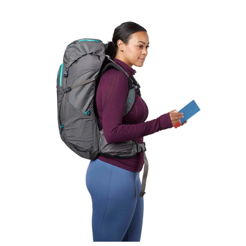 תרמיל גרגורי Jade 38: כיסוי גשם אינטגרלי להגנה מפני תנאי מזג אוויר