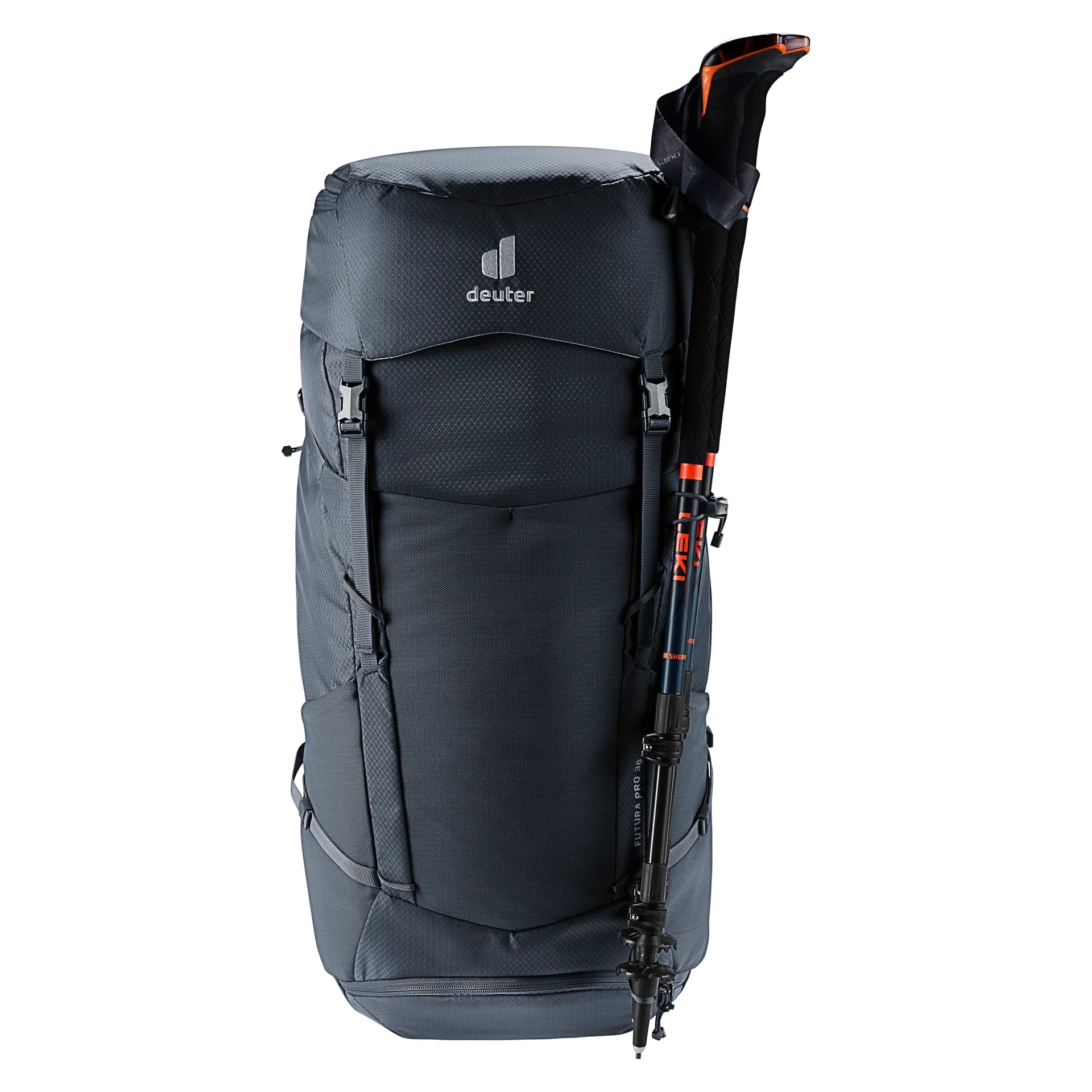 התרמיל Futura Pro 36 מוצג עם תא תחתון נפרד, אידיאלי לאחסון.
