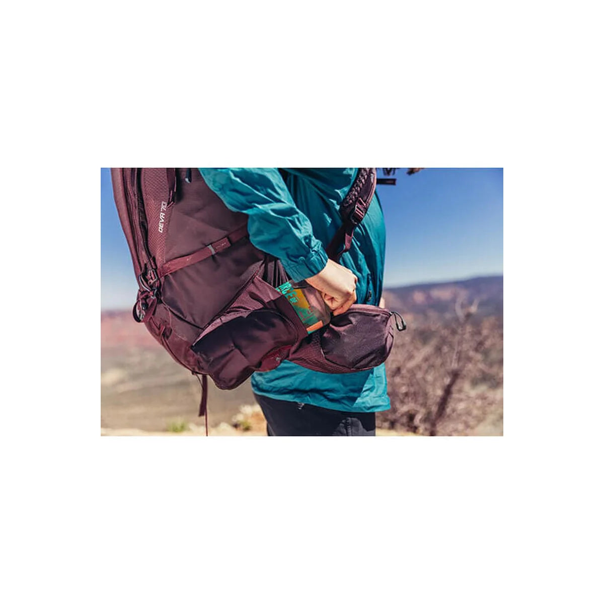 כיס רשת נמתח קדמי Deva 60 עם אבזם