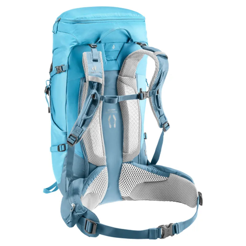 תרמיל Deuter Trail Pro 34 SL - רצועות כתף מרופדות ומאווררות