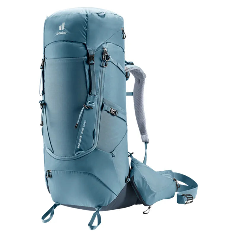 תרמיל Deuter Aircontact Core 60+10 אטלנטי/כחול, תיק טיולים לגברים