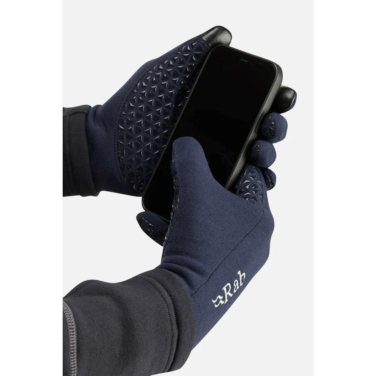 כפפות טאץ' שחור גברים Power Stretch Contact Grip
