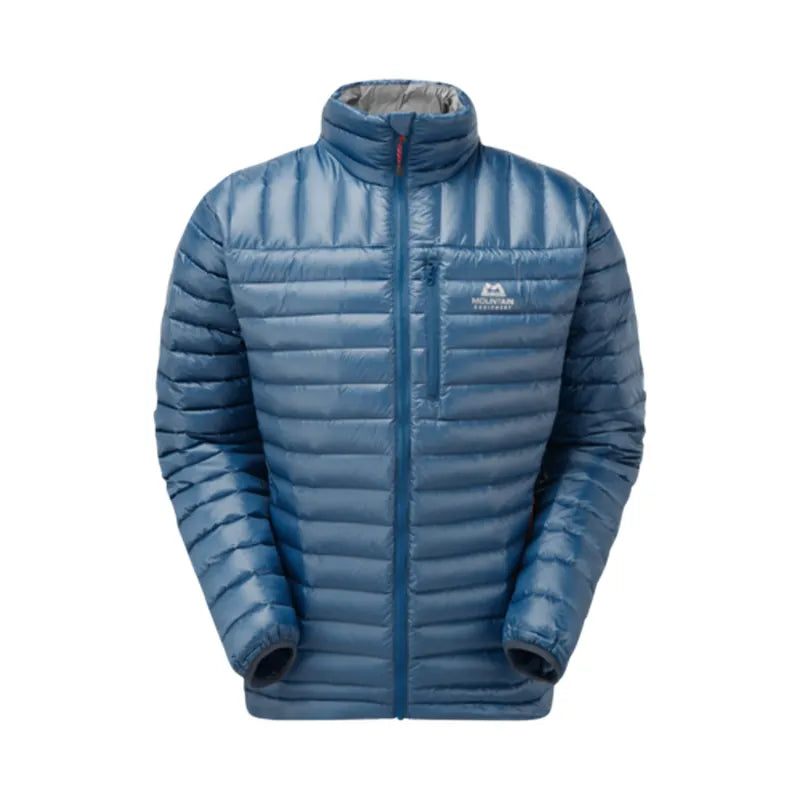 מעיל פוך גברים Mountain Equipment ODIN, קל משקל, באפלים ארוגים.