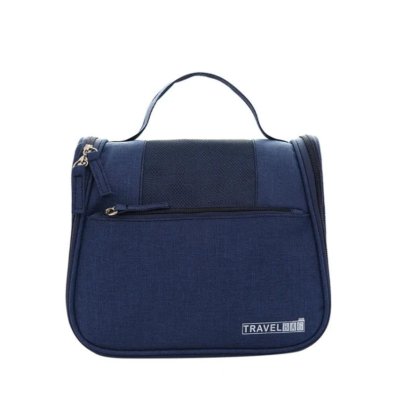 תיק כלי רחצה גדול "דרך ארץ" קומפקטי עם תאים ווו תלייה