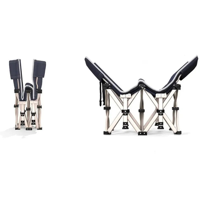 מיטת קמפינג מתקפלת קומפקטית - מידות במצב מקופל: 24x17x105 ס"מ