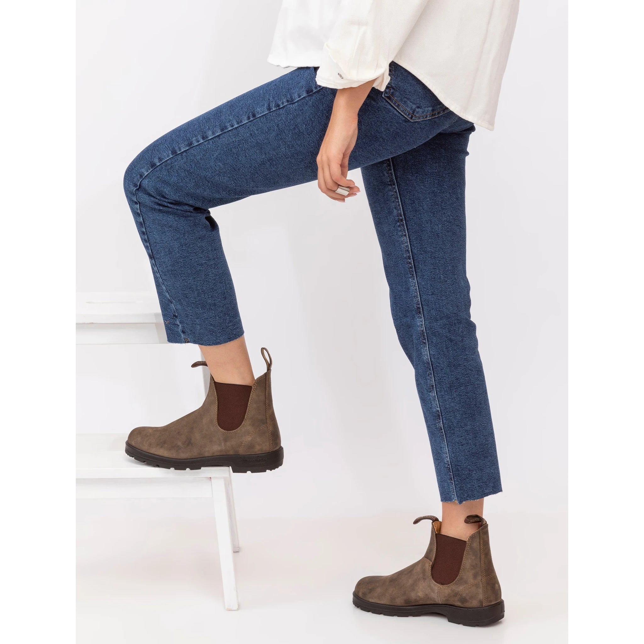 מגפי בלנסטון 585 נשים - עור הפוך איכותי, נוחות מקסימלית