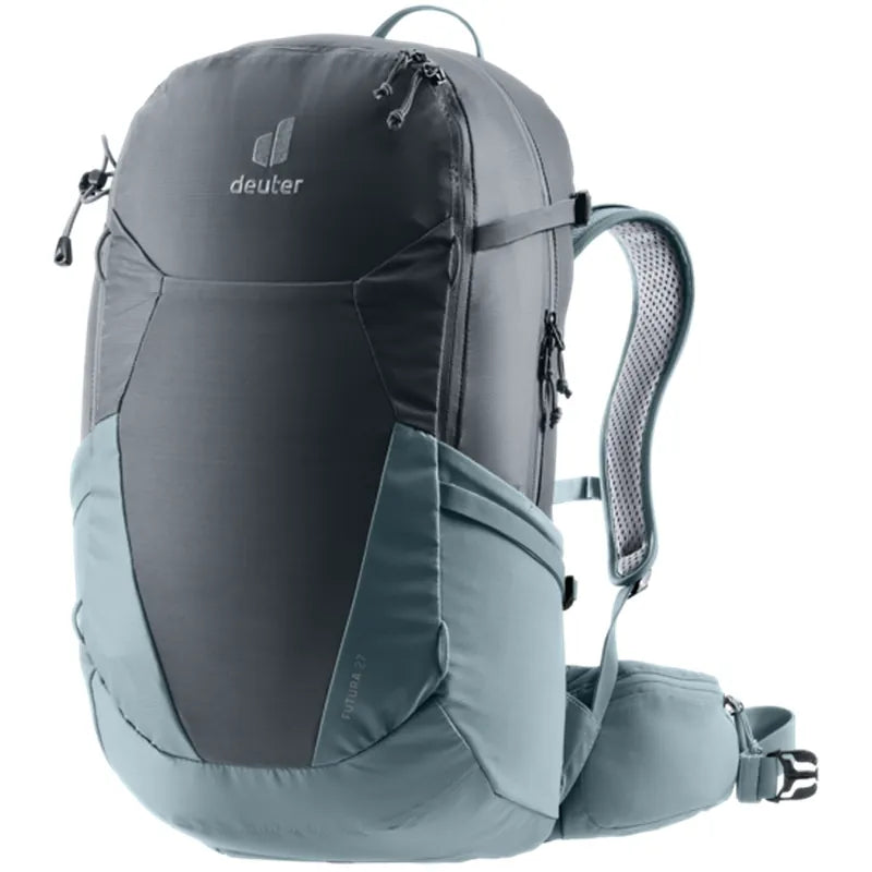 תרמיל יום Deuter Futura 27 גרפיט, תרמיל טיולים נוח וממוחזר