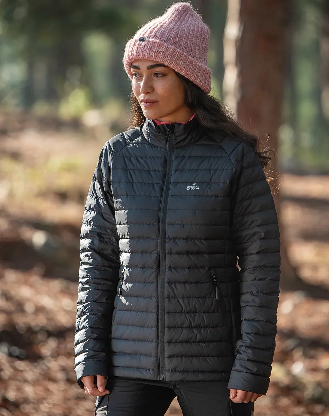 מעיל פוך נשים Bianca Outdoor Revolution: מבודד, אטום לרוח ודוחה מים.