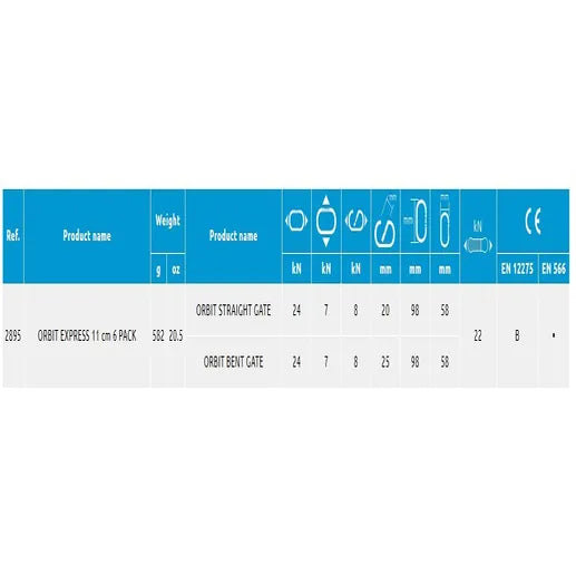 CAMP Orbit Express ראנר - ציוד טיפוס איכותי ועמיד