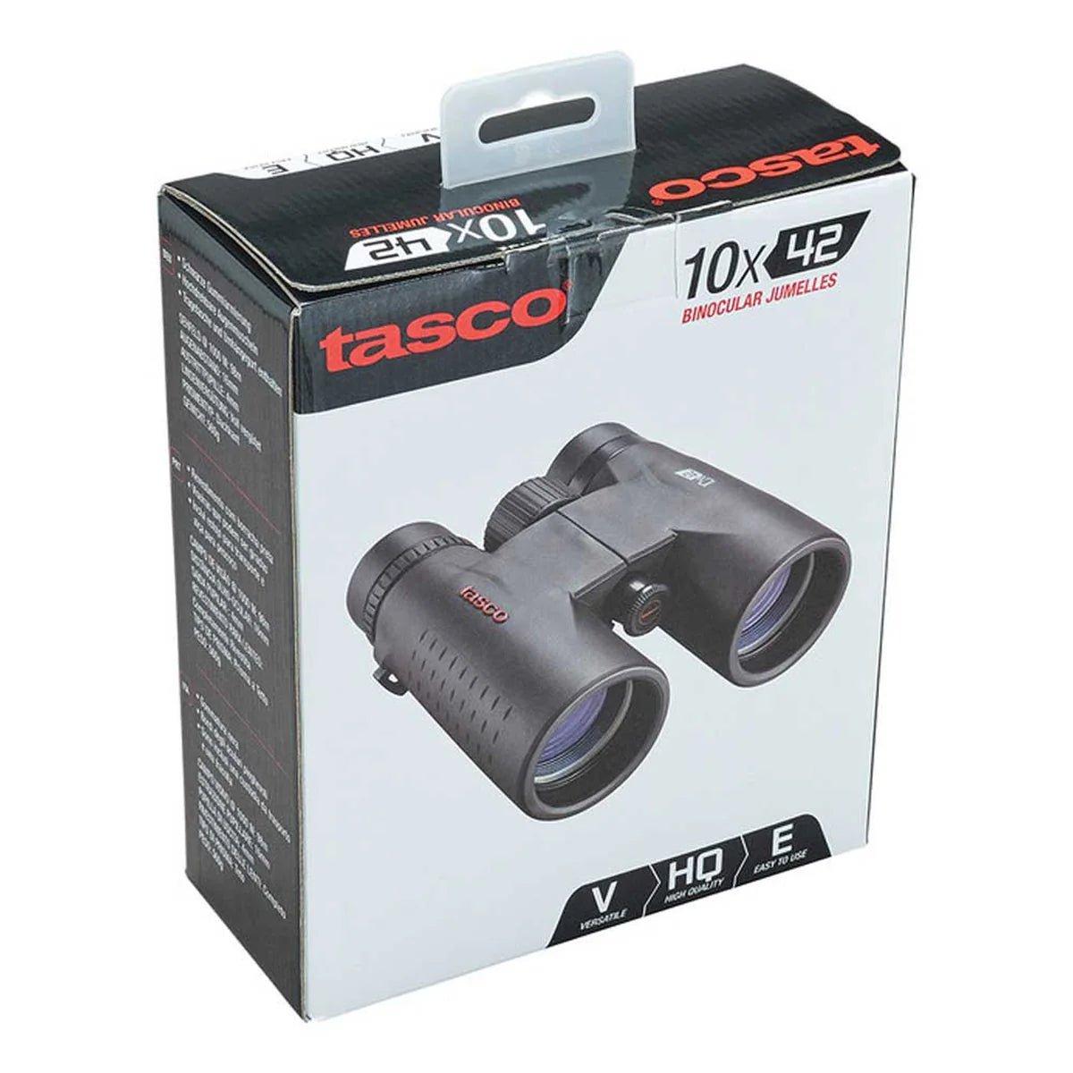 משקפת Tasco Essentials 10x42: עיצוב מותאם לחצובה