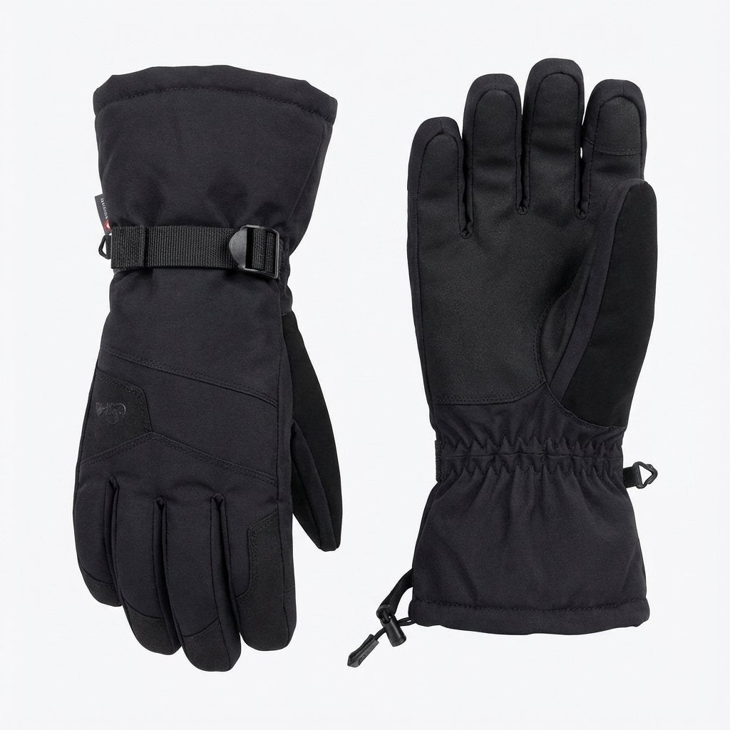 כפפות סקי Go Nature Primaloft: תרמיות, אטומות לרוח ושלג, לאחיזה נוחה.