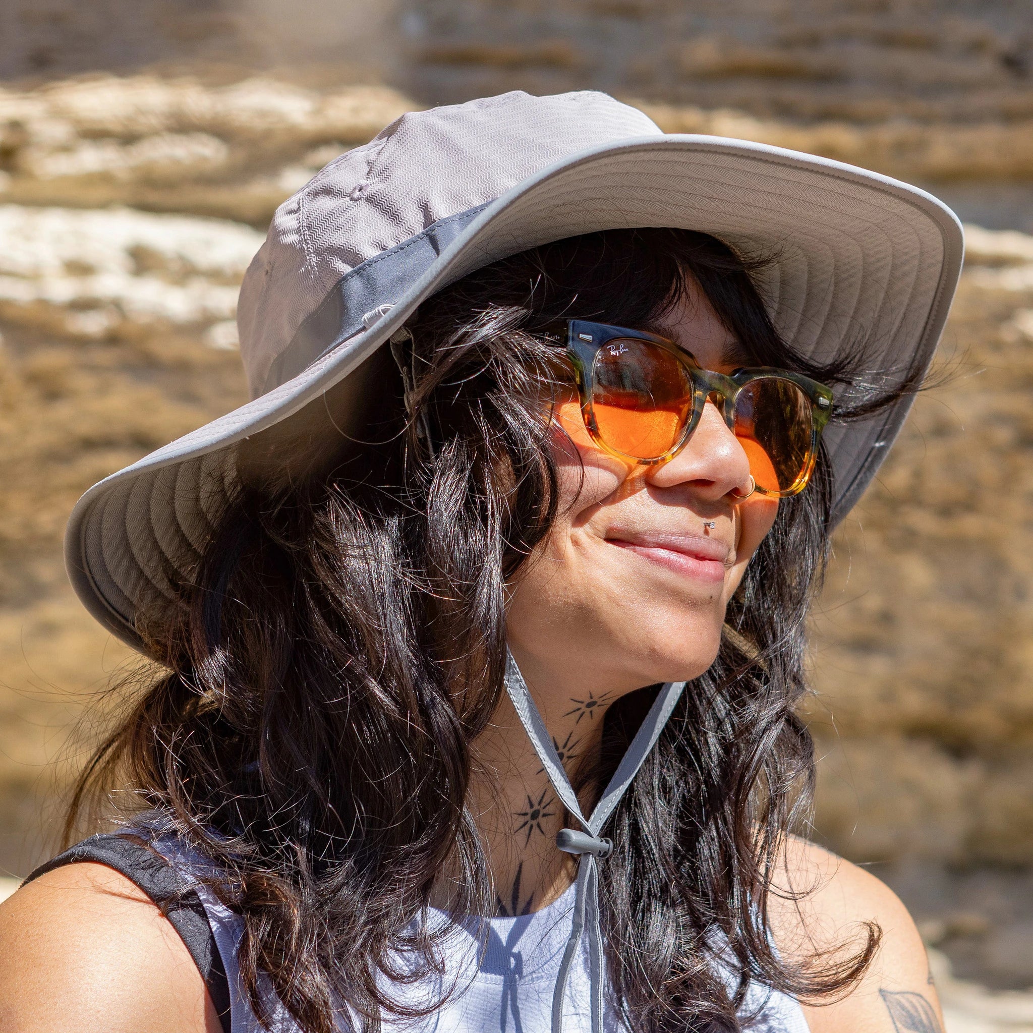 כובע שמש רחב שוליים Clear Creek Boonie, הגנת UPF 50+