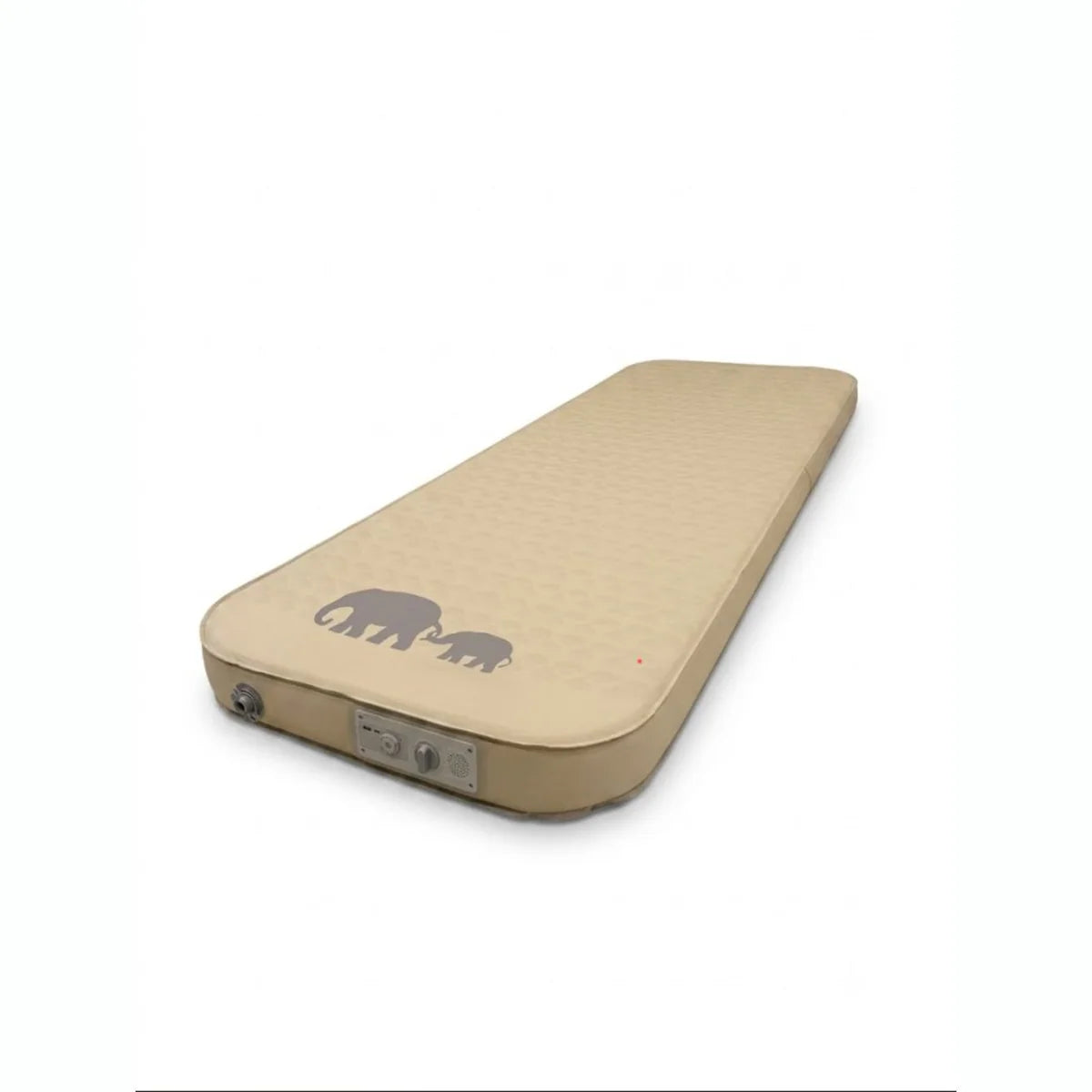 מזרן יחיד מתנפח Basecamp 3D Pro של Go Nature בגוון ירוק זית פרוס בשטח