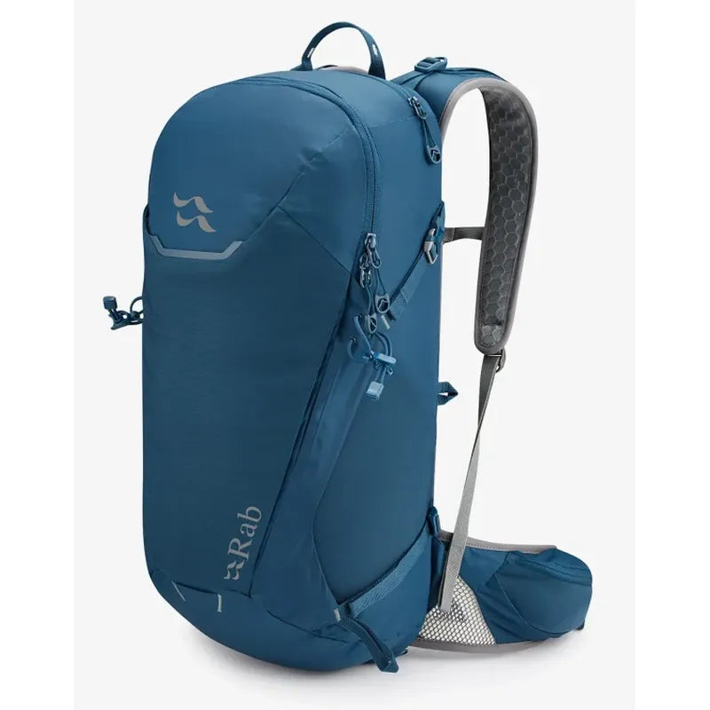 תרמיל יום Rab Aeon 27 גברים, מערכת גב Air Contour מאווררת.