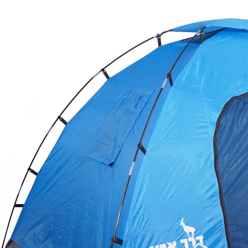 אוהל איגלו 4 קליפס מדרך ארץ, מתאים ל-3-4 אנשים, חלונות רשת נגד יתושים