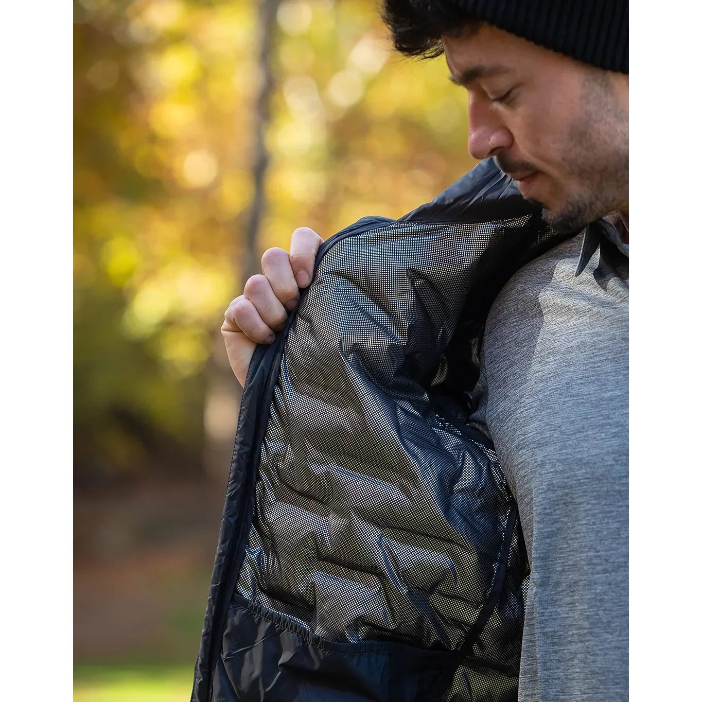 מעיל Aldo מבודד, טכנולוגיית החזרת חום, בטנה כסופה