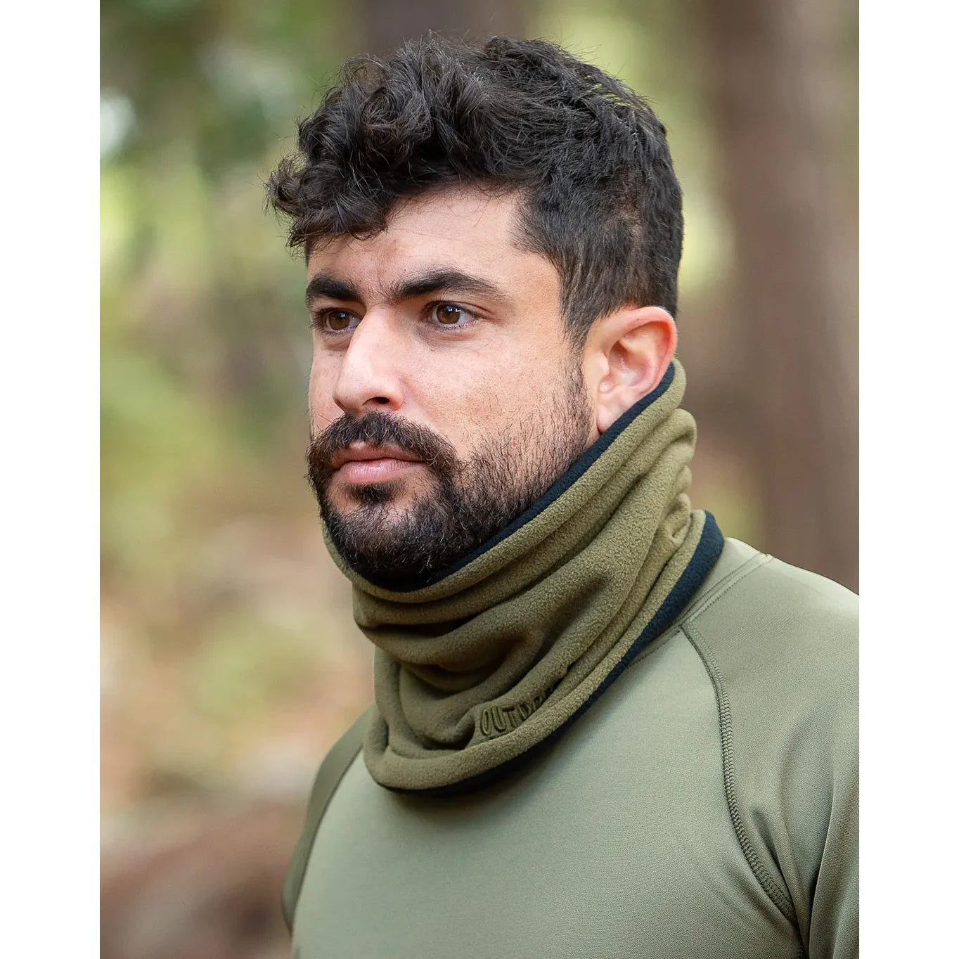 חמצוואר פליס Outdoor Revolution: כובע חם צוואר 2 שכבות, שרוך גומי להתאמה